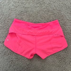 Lululemon Women’s Speed Short Boom Juice Pink Size 8